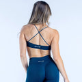 DFYNE Vision Sports Bra Petrol Blue